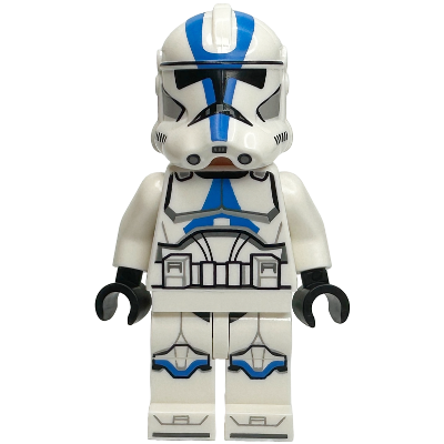 Clone Trooper, 501st Legion (Phase 2) - White Arms, Nougat Head, Helmet with Holes