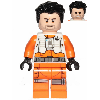 Produktbild Poe Dameron (Pilot Jumpsuit without Belts and Pipe, Hair)