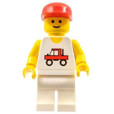 Trucker - White Legs, Red Cap