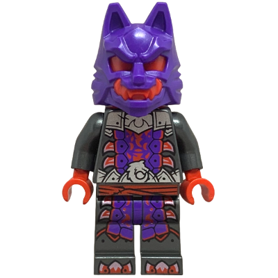 Produktbild Wolf Mask Warrior - Dark Purple and Red Mask